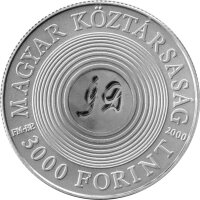 Ungarn 3.000 Forint 2000 - 100. Geburtstag von Dennis Gabor - Silber