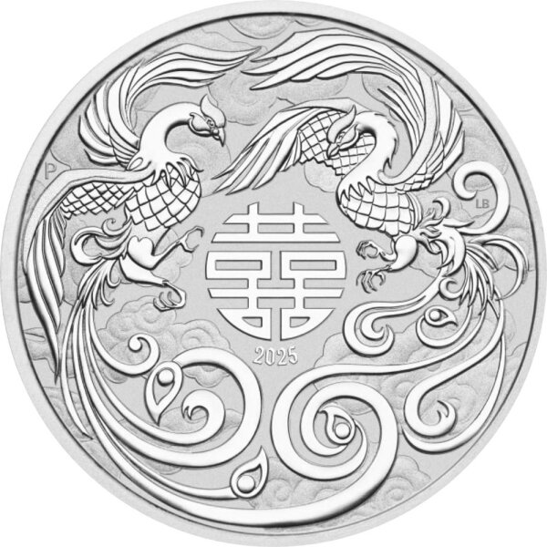 Australien Chinese Myths and Legends 2025 Double Phönix 1 oz Silber | Chinesische Mythen und Legenden