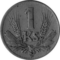 Slowakei 1 Krone 1941 - Umlaufmünze - Ku-Ni