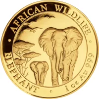 Somalia Elefant 2015 1 oz Gold