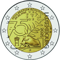 Luxemburg 2 Euro 2025 Schuman-Erklärung