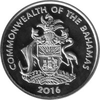 Bahamas 10 Dollars 2016 - Olympische Goldmedaillengewinner der Bahamas 2012 - Silber PP