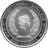 EC 8 2020 St. Vincent - Frieden und Gerechtigkeit 1 oz Silber