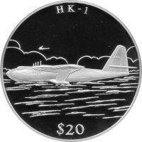 Liberia 20 Dollars 2000 - Geschichte der Luftfahrt...
