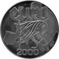 Liberia 5 Dollars 2000 - Europa - Kupfer-Nickel