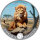 Kongo World´s Wildlife 7. Ausgabe 2025 Löwe 1 oz Silber - Coloriert