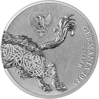 Round Germanische Bestien - Gullinbursti 2025 1 oz Silber