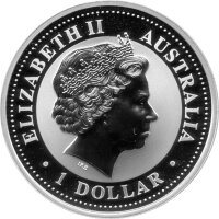 Australien Lunar I 2003 Jahr der Ziege 1 oz Silber