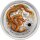 Australien Lunar II 2012 Jahr des Drachen 1 oz Silber teilkoloriert "braun-orange"