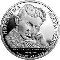 Serbien 2. Ausgabe N. Tesla Fernbedienung 2019 1 oz Silber