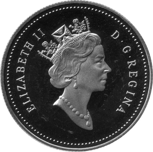 Kanada 50 Cent 1992 - Königin Elisabeth II. 125 Jahre kanadische Konföderation - Nickel PP