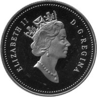 Kanada 50 Cents Typ 1992 - "Königliches Wappen" - Nickel PP