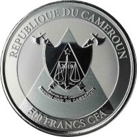 Kamerun 2019 Gepard / Cheetah 1 oz Silber