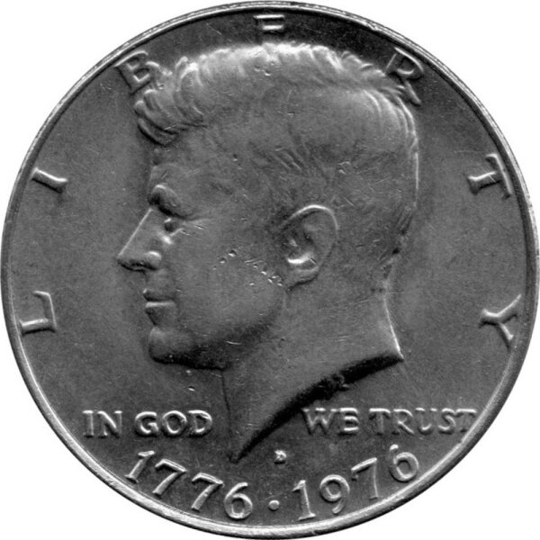 USA 1/2 Dollar 1976 - 200 Jahre Unabhängigkeit der USA - Ku-Ni