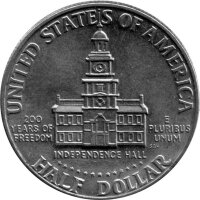 USA 1/2 Dollar 1976 - 200 Jahre Unabhängigkeit der USA - Ku-Ni