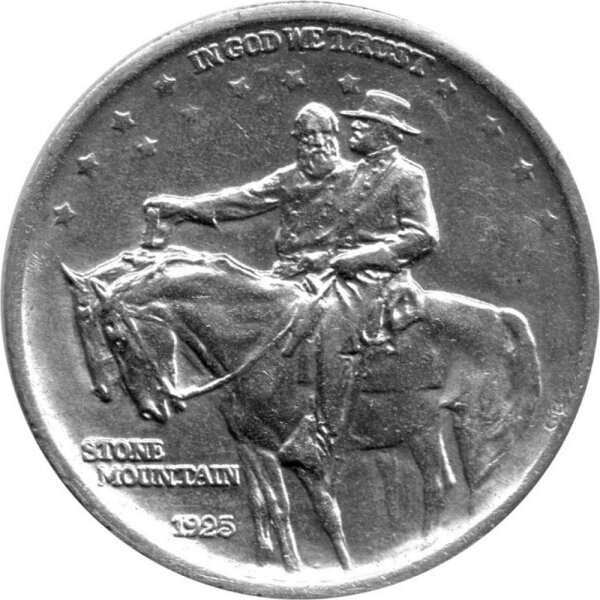 USA 1/2 Dollar 1925 - Stone Mountain Memorial - Silber