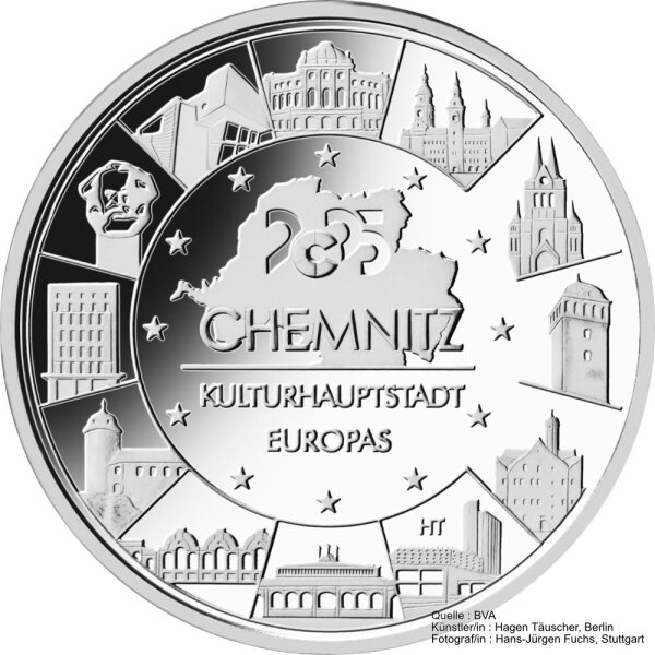 Deutschland 20 Euro 2025 Chemnitz - Kulturhauptstadt Europas 2025