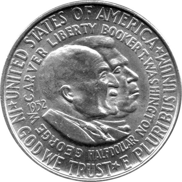 USA 1/2 Dollar 1952 - Washington-Carver - Silber