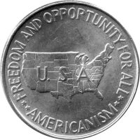 USA 1/2 Dollar 1952 - Washington-Carver - Silber