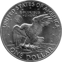 USA 1 Dollar 1971 -S- Eisenhower-Dollar - 400/1000 Silber