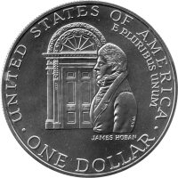 USA 1 Dollar 1992 -D- 200 Jahre Weißes Haus - Silber
