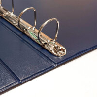 Münzalbum NEPTUN - Ringbinder Blau