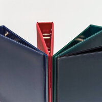 Münzalbum NEPTUN - Ringbinder Blau