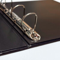 Münzalbum NEPTUN - Ringbinder Schwarz