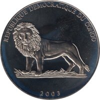 Kongo 5 Francs 2003 - Concorde - Kupfer-Nickel teilcoloriert