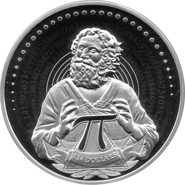 Solomon Islands Kreiszahl Pi 2021 1 oz Silber