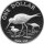 Neuseeland 1 Dollar 1985 - Einheimische Vogelwelt "Schwarzer Stelzenläufer" - Silber PP