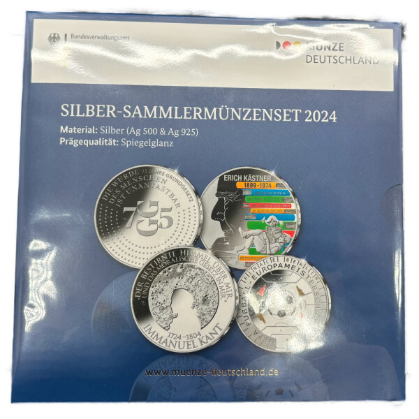 Deutschland 3 x 20 Euro + 11 Euro 2024 Sammlermünzenset PP