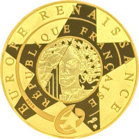 Frankreich 50 Euro 2019 Renaissance Da Vinci 1/4 oz Gold