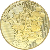 Frankreich 200 Euro 2018 Micky Mouse Gold