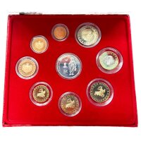Monaco Euro KMS 2004 inkl. 5 Euro Silbermünze - Polierte Platte