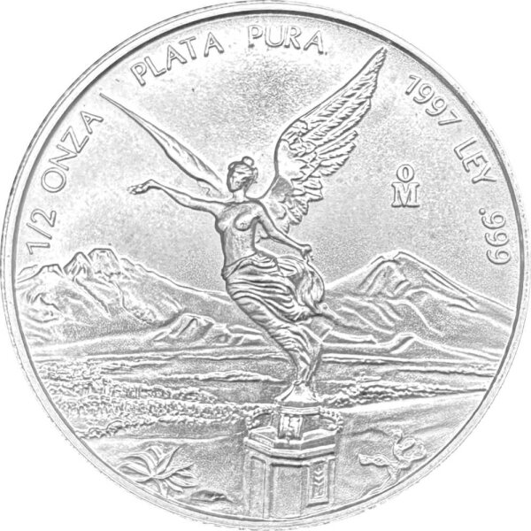 Mexiko Libertad 1997 1/2 oz Silber