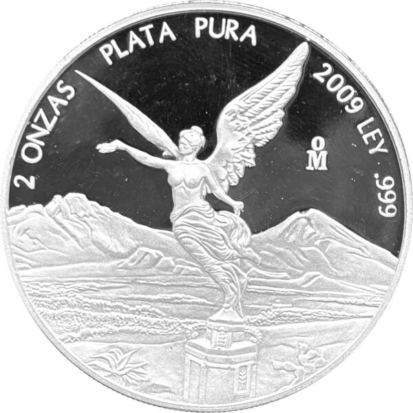Mexiko Libertad 2009 2 oz Silber | Polierte Platte