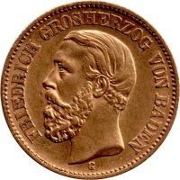 J.189 Baden 20 Mark 1894-1895 - Großherzog...
