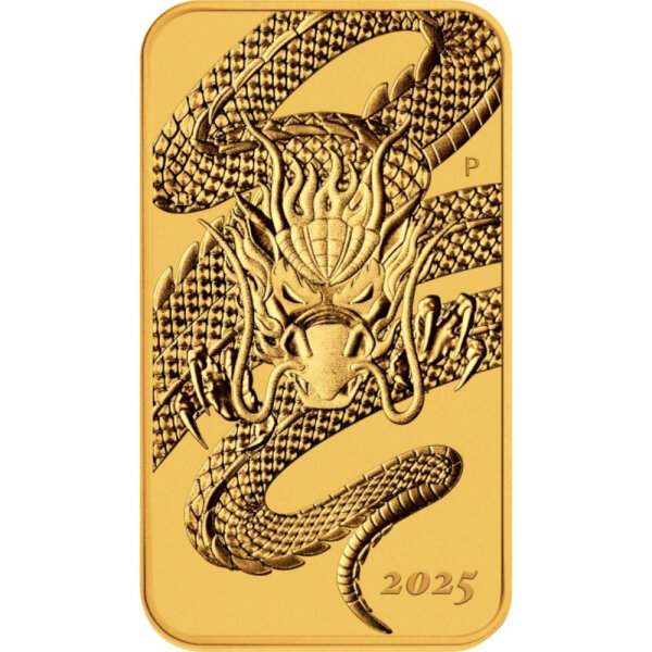 Australien Rectangular Dragon 2025 1 oz Gold