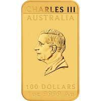 Australien Rectangular Dragon 2025 1 oz Gold