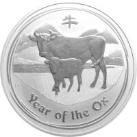 Australien Lunar II 2009 Jahr des Ochsen 10 oz Silber