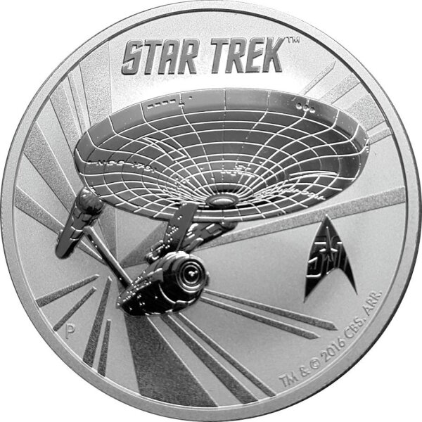 Tuvalu Star Trek 2016 1 oz Silber