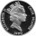 Cook Islands 50 Dollars 1990 - Bedrohte Tierwelt "Hirschziegenantilope" - Silber PP