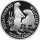 Cook Islands 50 Dollars 1991 - Bedrohte Tierwelt "Europäische Otter" - Silber PP