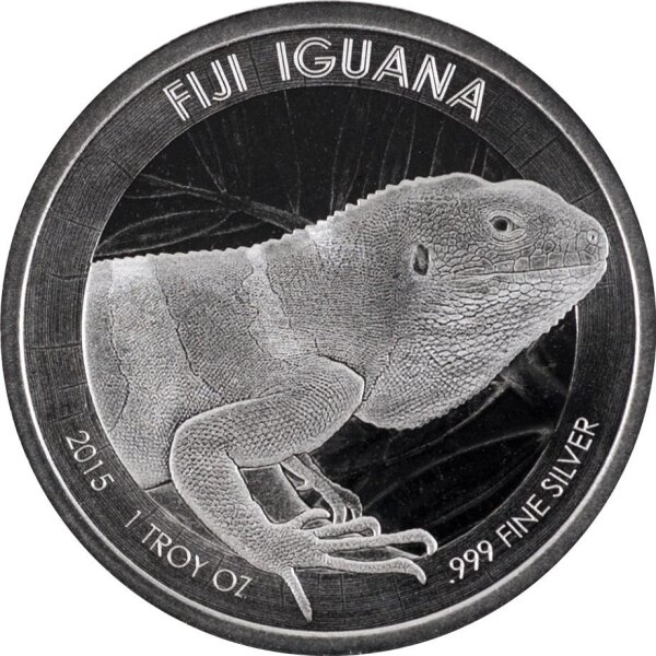Fiji Leguan 2015 1 oz Silber