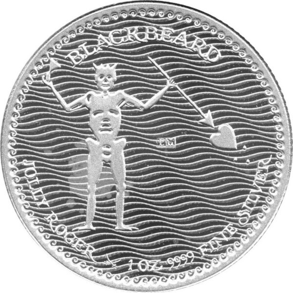 Niue 2 Dollars 2023 - Blackbeard - 1 oz Silber