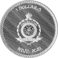 Niue 2 Dollars 2023 - Blackbeard - 1 oz Silber