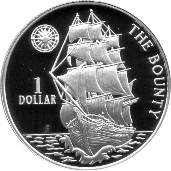 Niue 1 Dollar 1996 - Bounty - Silber PP