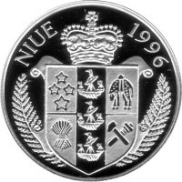 Niue 1 Dollar 1996 - Bounty - Silber PP