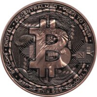 USA - Bitcoin - 1 oz Silber kupferplatiert